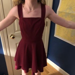 Maroon Semi formal dress